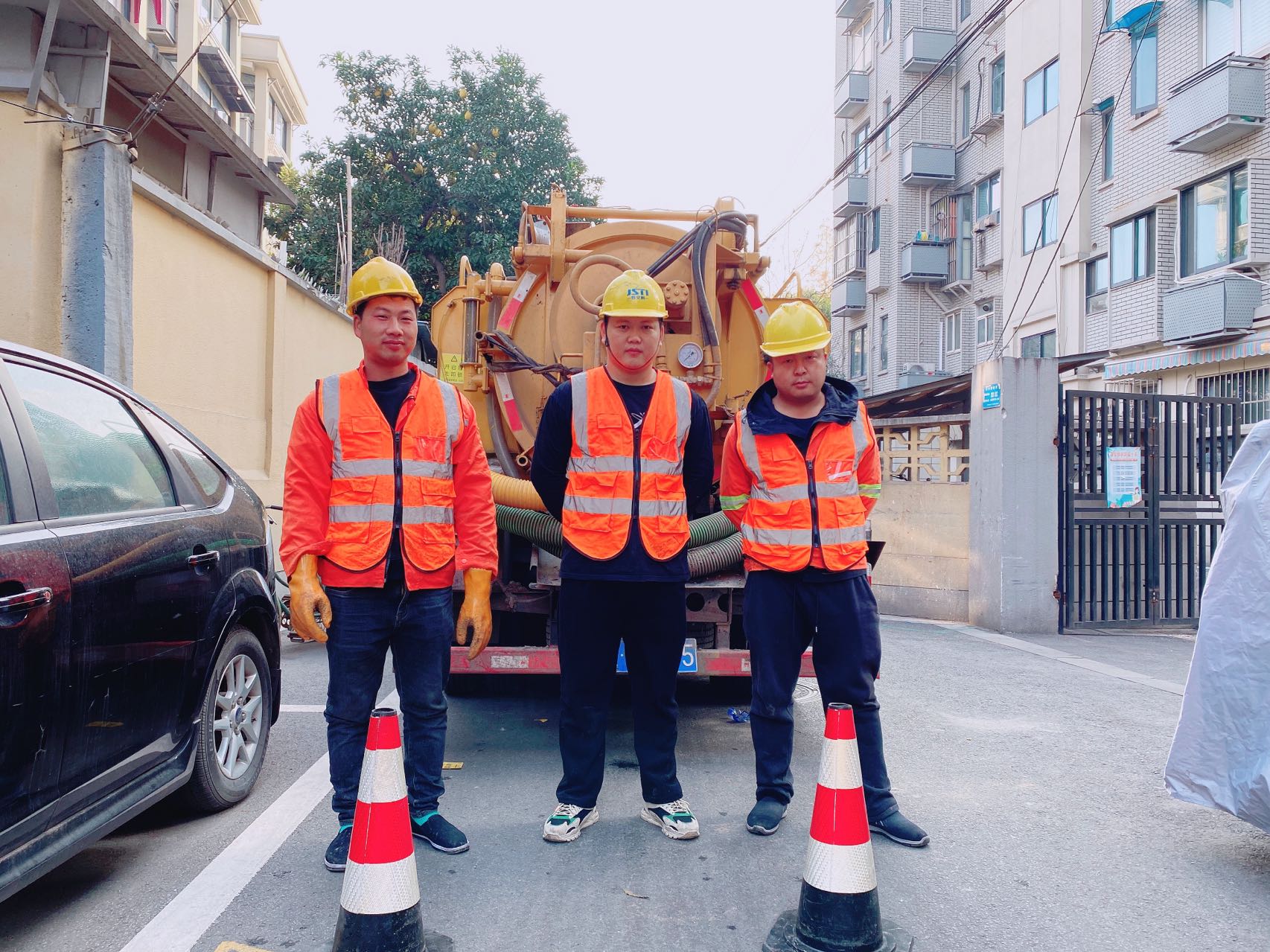 酒店南京某小区管道清淤检测施工